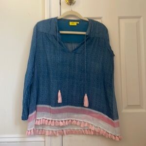 blue Roller rabbit beach coverup